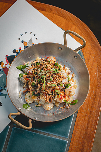 prawn chaat